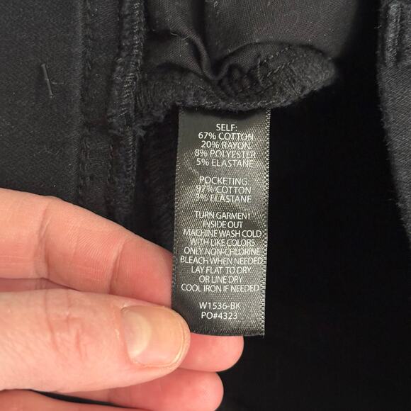 Betabrand Pants Women Medium Petite Black Jegging Ankle Straight Stretch Pull On - Picture 11 of 11